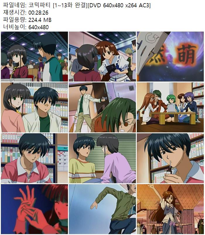 코믹파티 [1~13화 완결][DVD 640x480 x264 AC3]