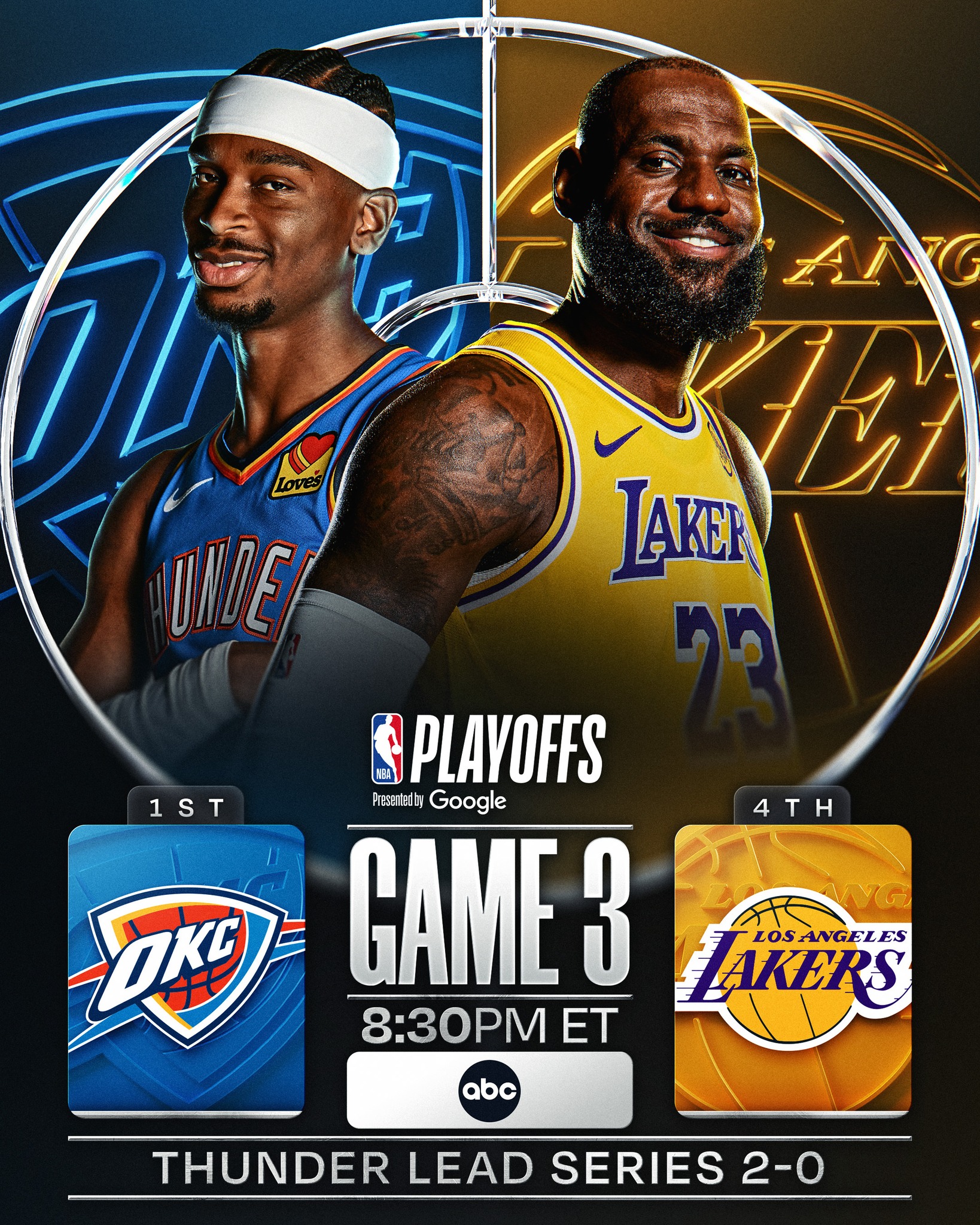 [핖.NBA] 26.05.10 WC.PO.SF.G3 LA레이커스 VS 오클라호마 [1080P.ABC]