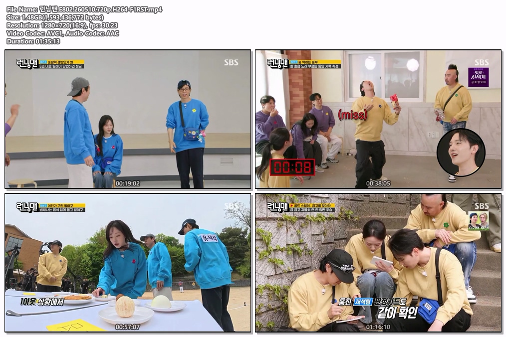런닝맨.E802.260510.720p.H264-F1RST