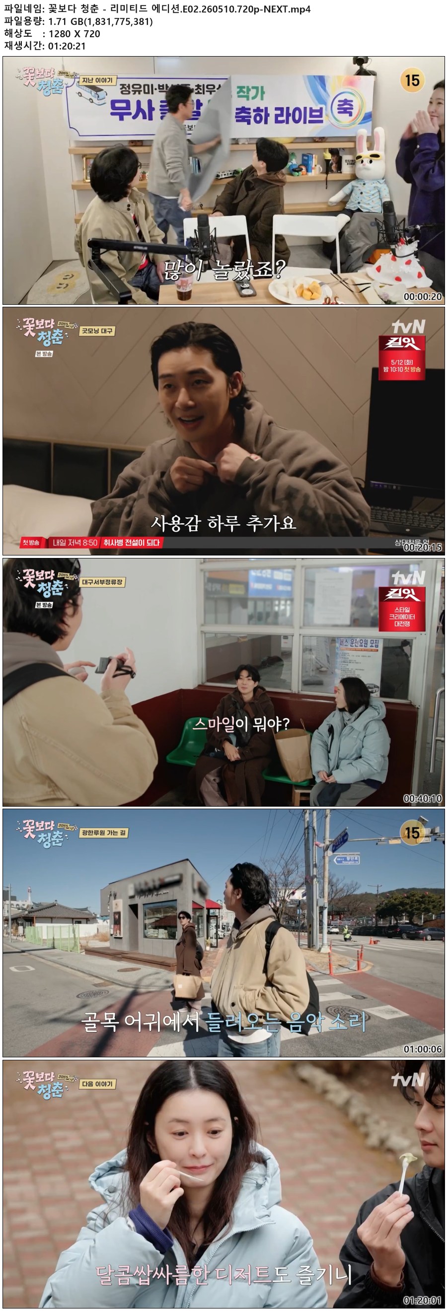 꽃보다 청춘 - 리미티드 에디션.E02.260510.720p-NEXT