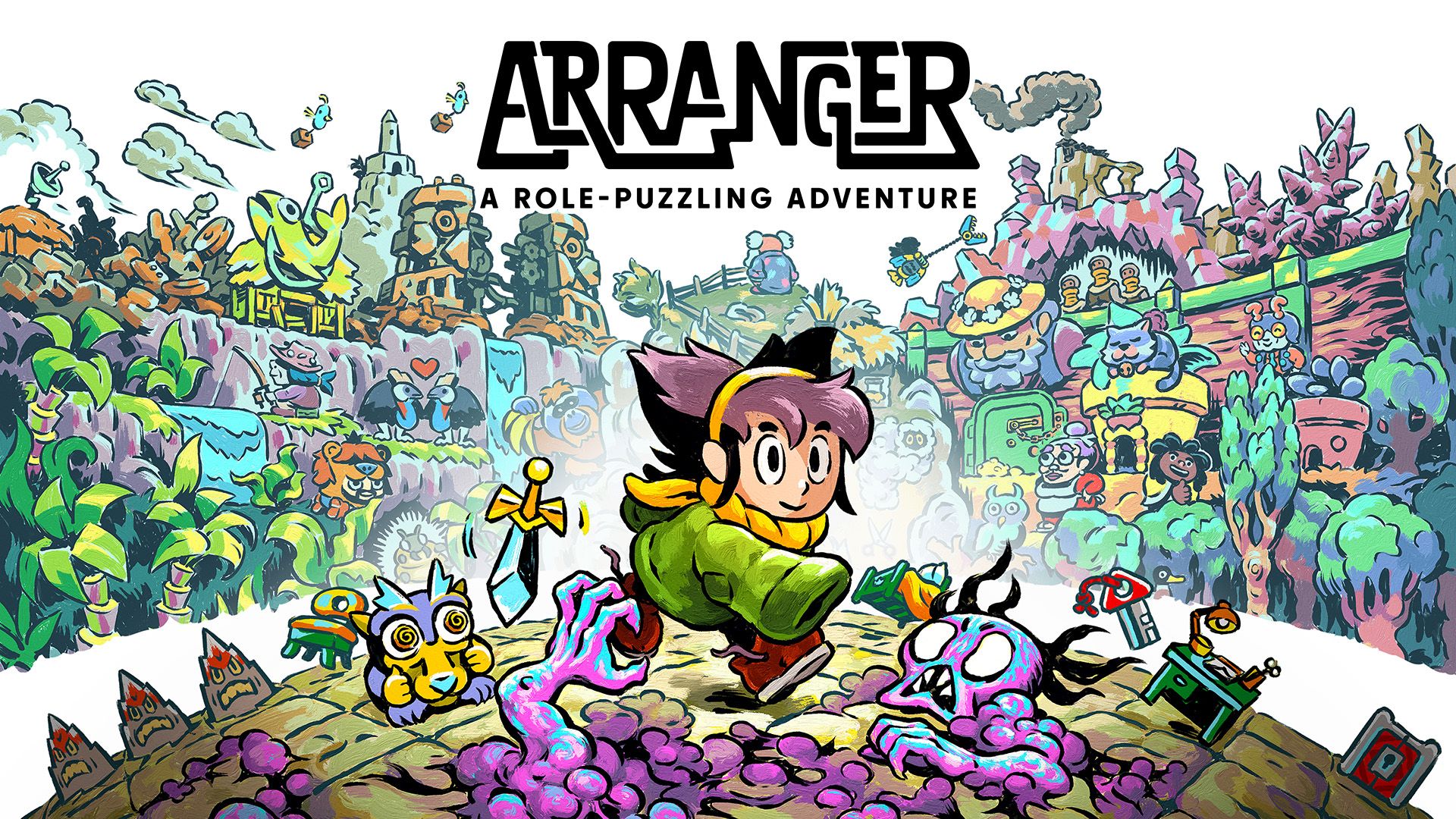 [NSW] 어레인저: 롤 퍼즐링 어드벤처 (Arranger: A Role-Puzzling Adventure)