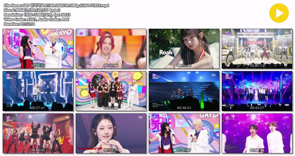 SBS 인기가요.E1309.260510.1080p.H264-F1RST