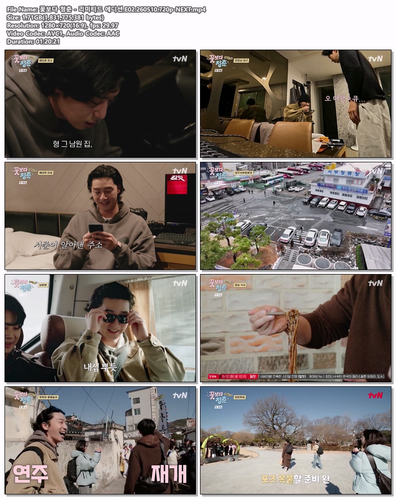 꽃보다 청춘 - 리미티드 에디션.E02.260510.720p-NEXT