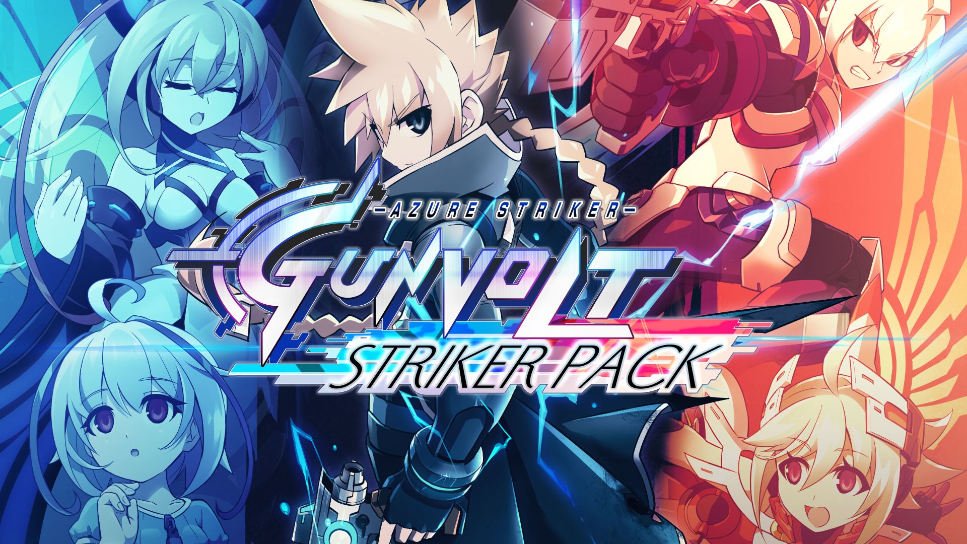 [NSW] 푸른 뇌정 건볼트 스트라이커 팩 (Azure Striker GUNVOLT: STRIKER PACK)