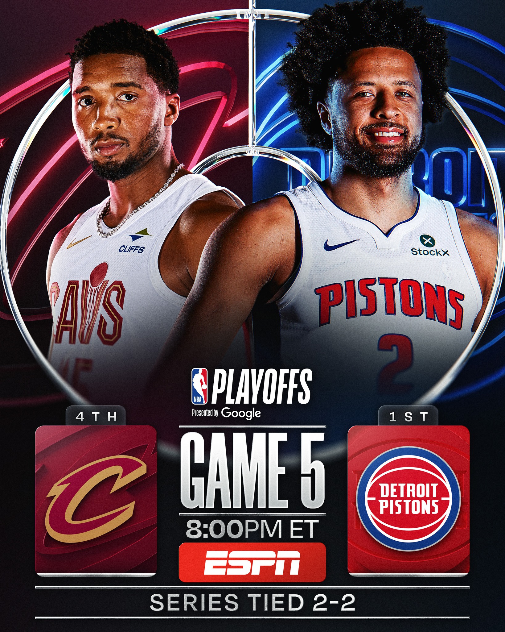 [핖.NBA] 26.05.14 EC.PO.SF.G5 클리블랜드 VS 디트로이트 [1080P.ESPN]