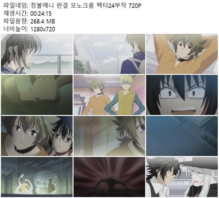 청불애니 완결 모노크롬 팩터24부작 720P