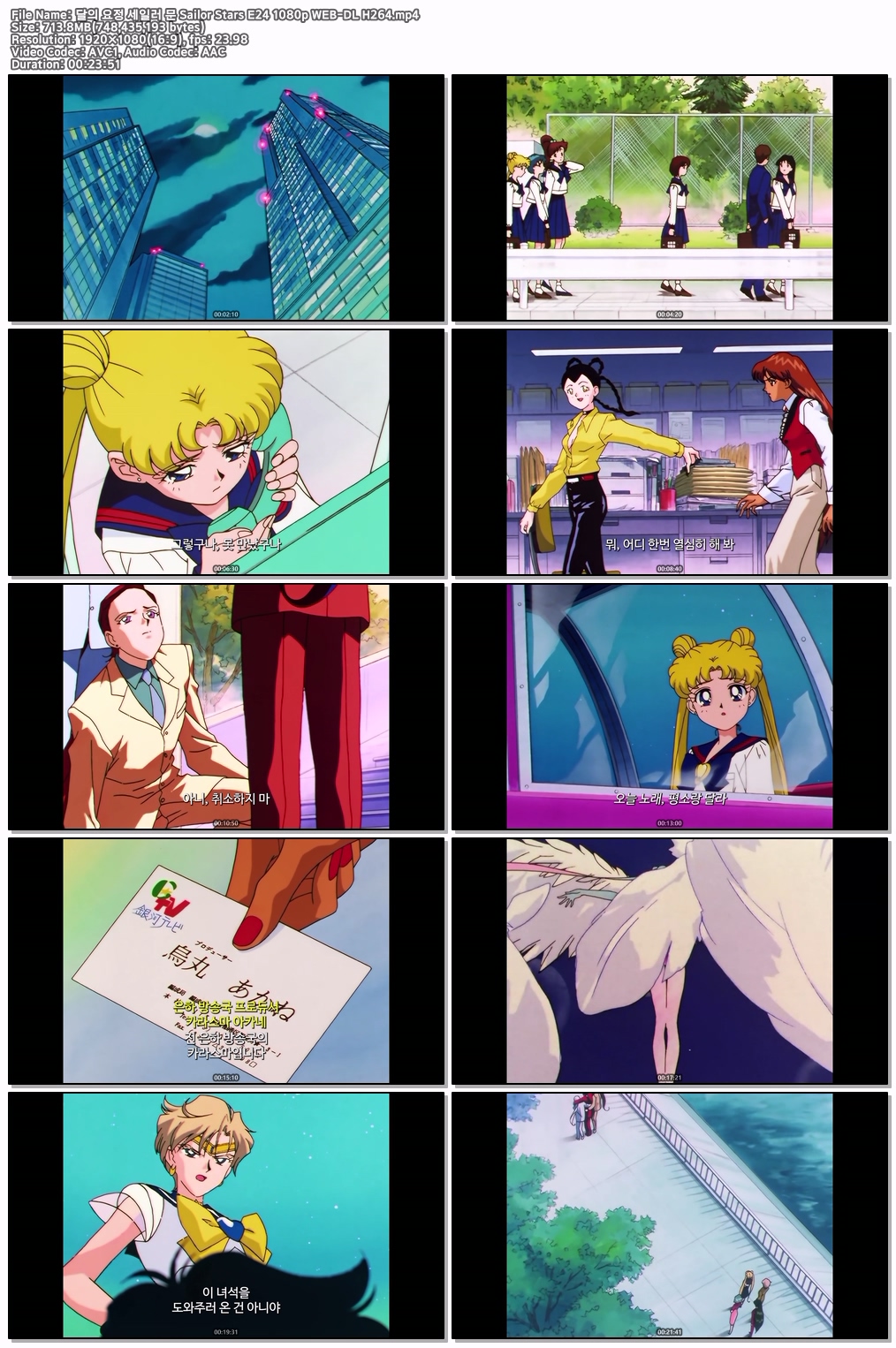 달의 요정 세일러 문 Sailor Stars E24 1080p WEB-DL H264