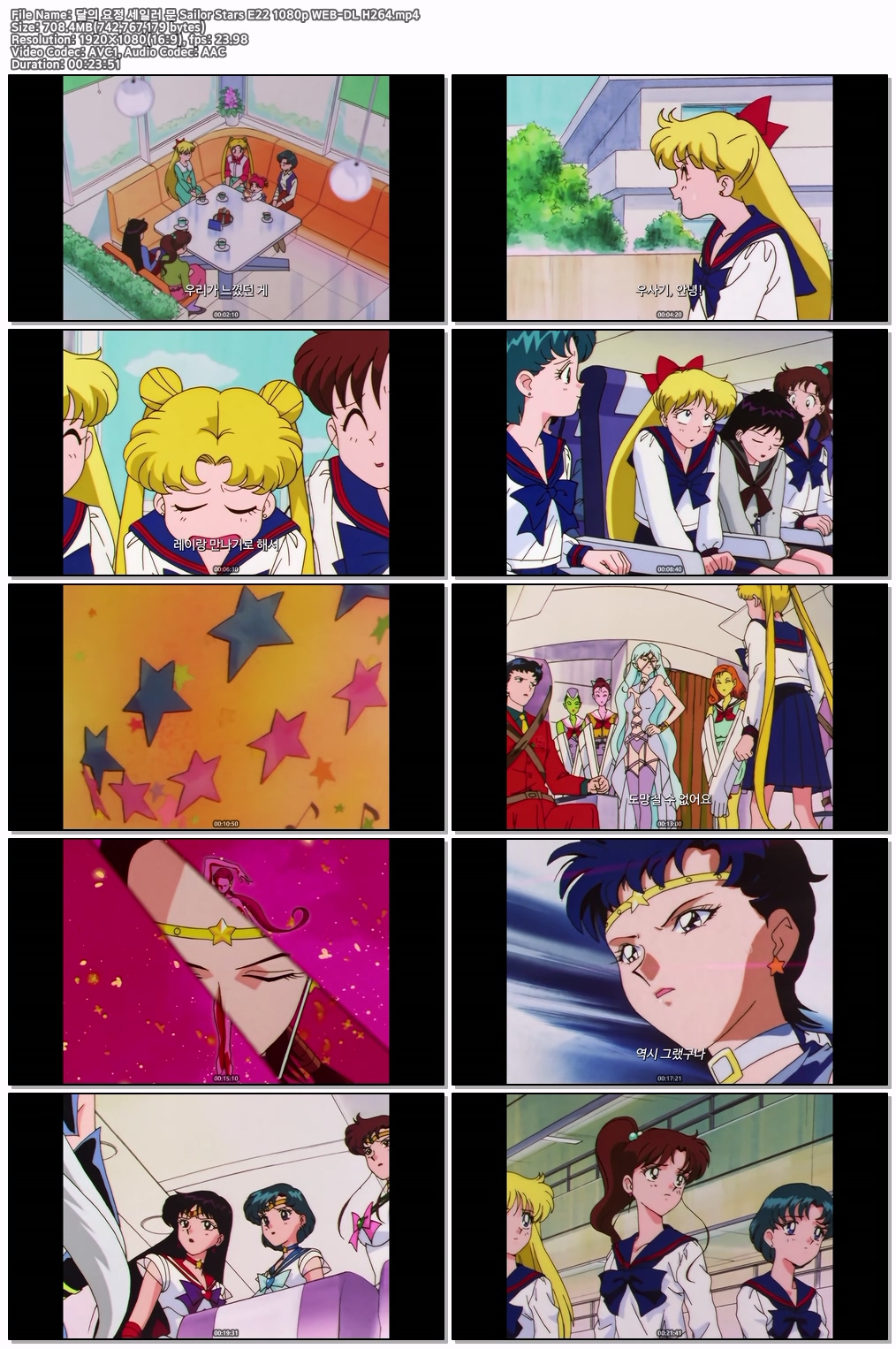 달의 요정 세일러 문 Sailor Stars E22 1080p WEB-DL H264
