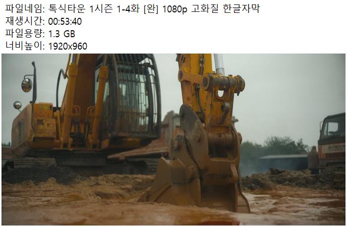 톡식타운 1시즌 1-4화 [완] 1080p 고화질 한글자막