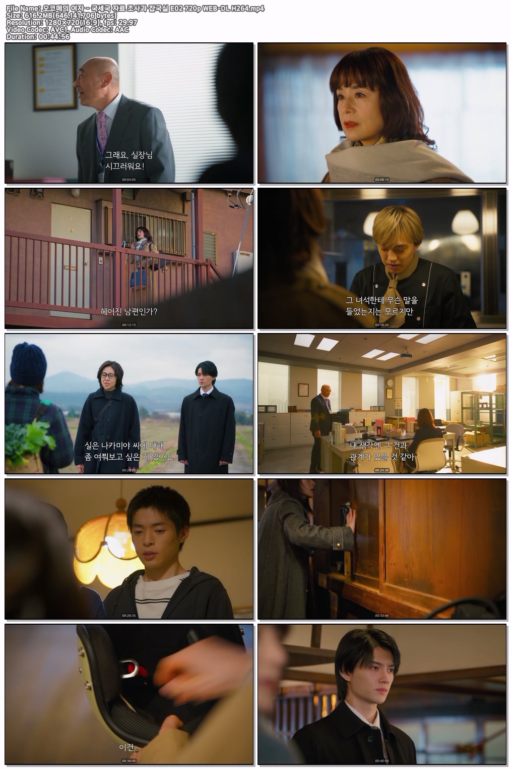 오코메의 여자 - 국세국 자료 조사과 잡국실 E02 720p WEB-DL H264