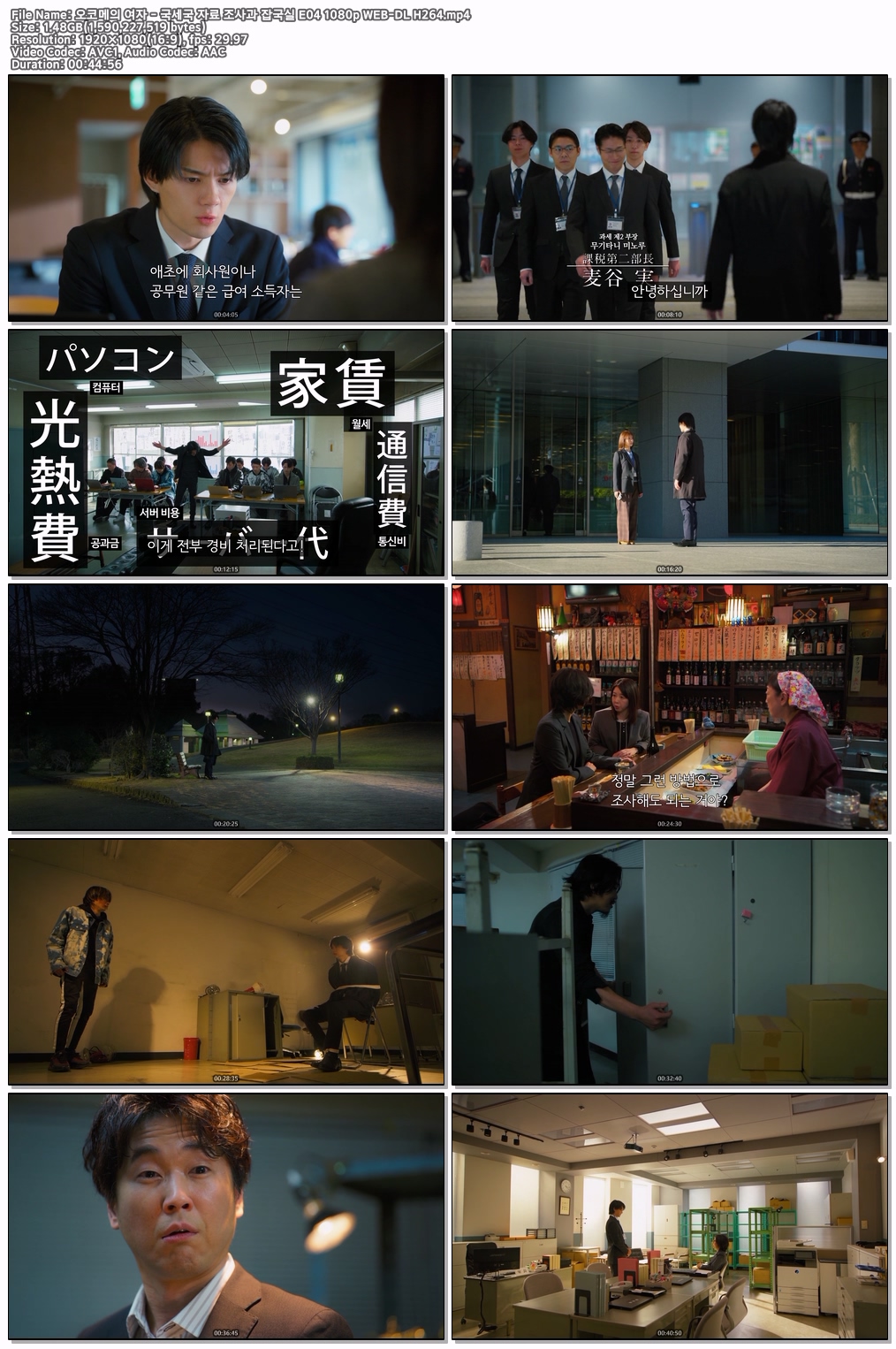 오코메의 여자 - 국세국 자료 조사과 잡국실 E04 1080p WEB-DL H264