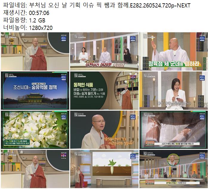 부처님 오신 날 기획 이슈 픽 쌤과 함께.E282.260524.720p-NEXT