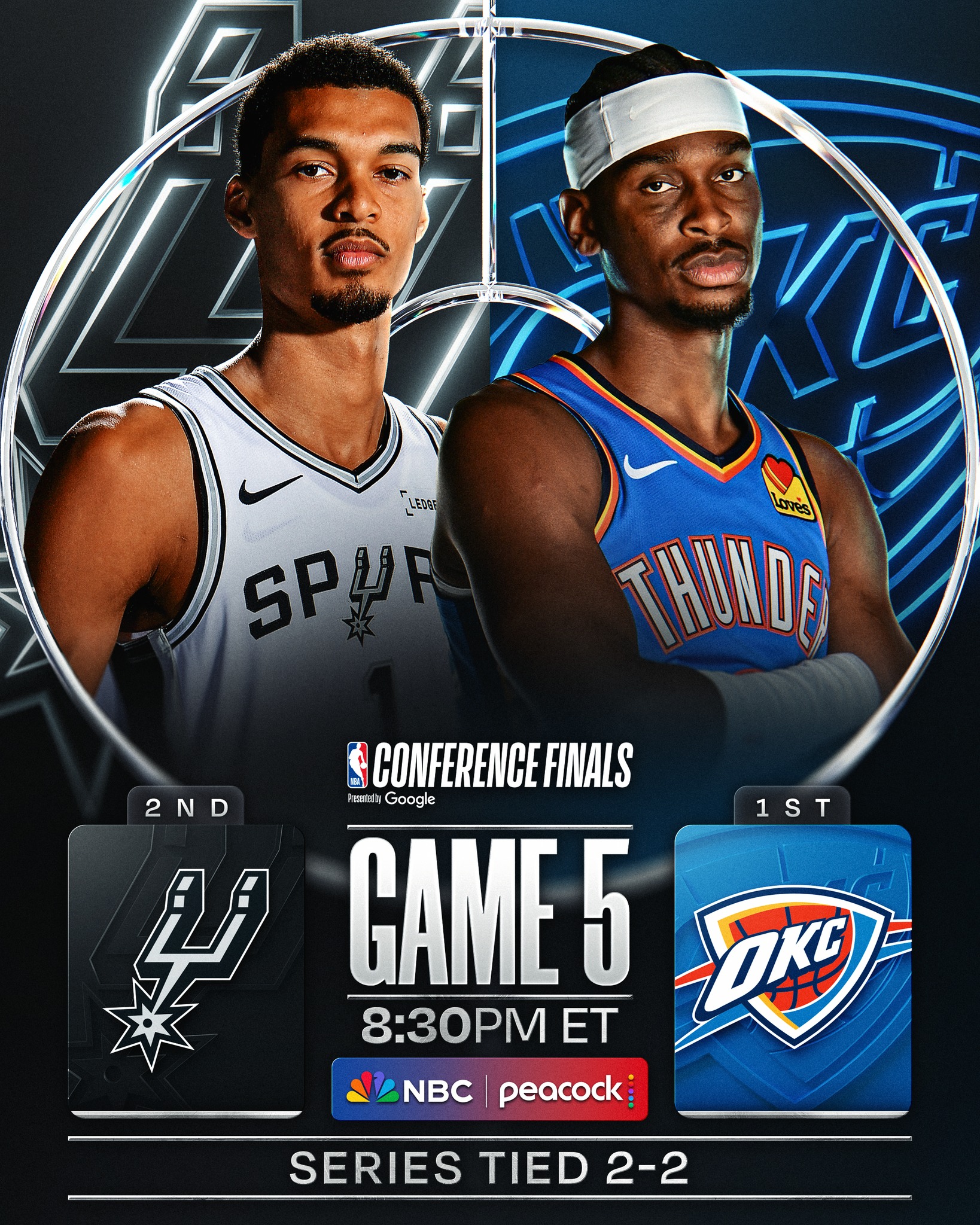 [핖.NBA] 26.05.27 WCF.G5 샌안토니오 VS 오클라호마 [1080P.NBC]
