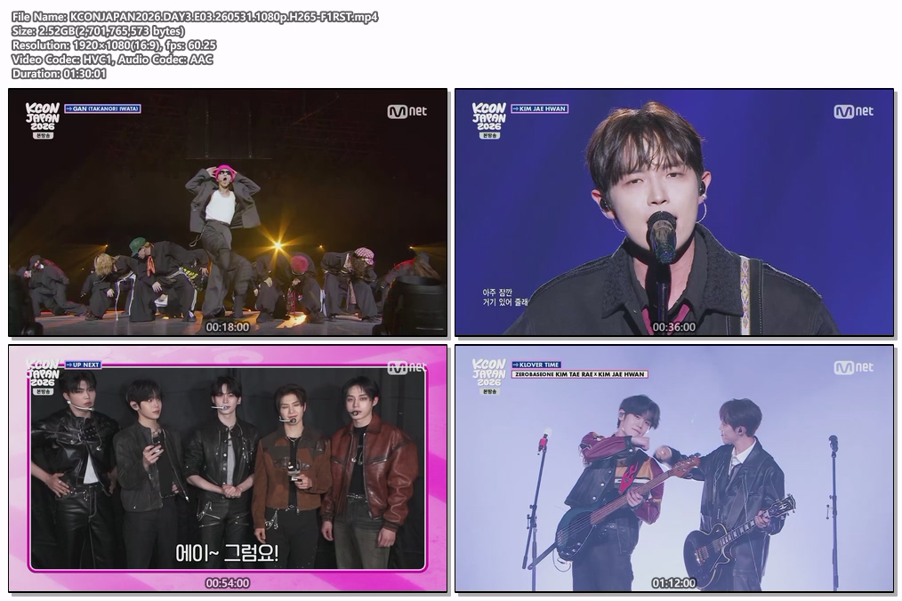 KCONJAPAN2026.DAY3.E03.260531.1080p.H265-F1RST