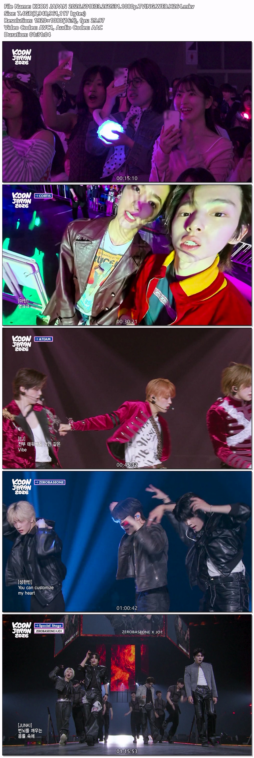 KCON JAPAN 2026.S01E03.260531.1080p.TVING.WEB.H264