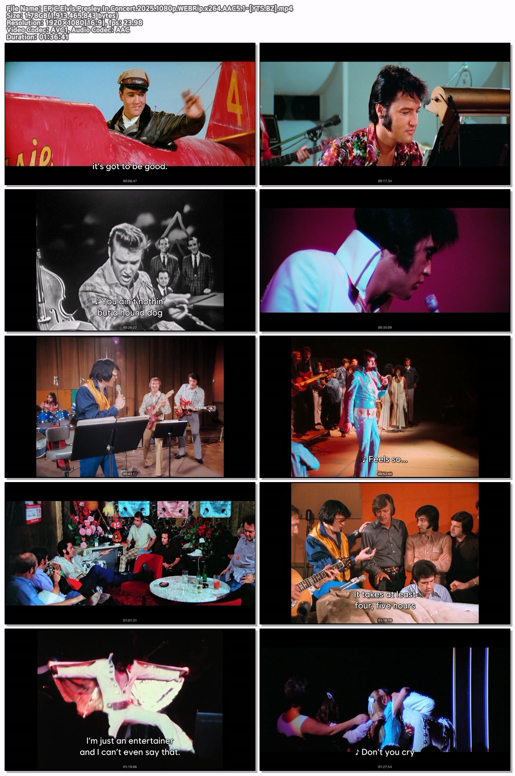 (영자막) EPiC Elvis Presley In Concert (2025) [1080p] [WEBRip] [5.1]