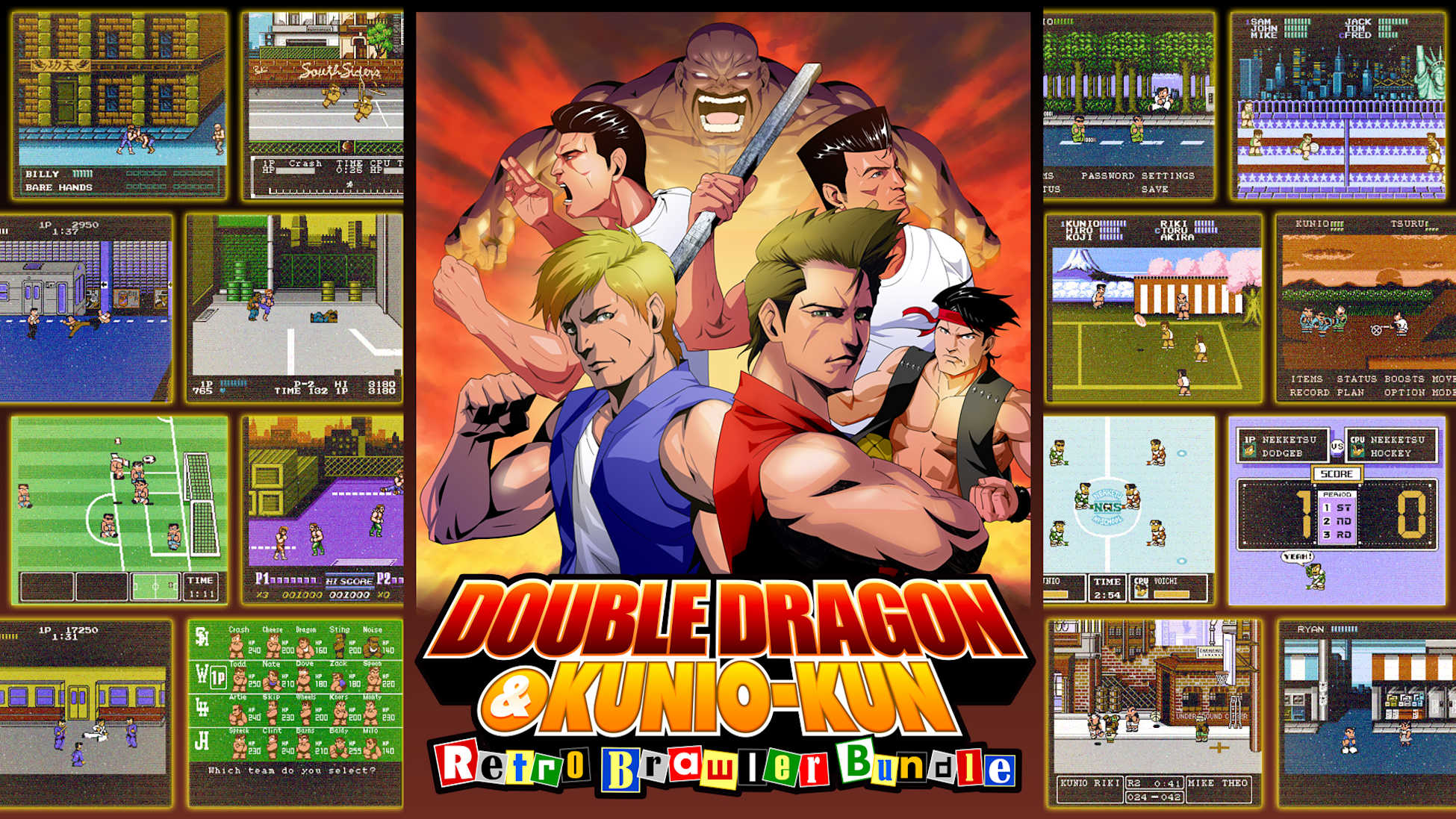 [NSW] 더블 드래곤 & 쿠니오군: 레트로 브롤러 번들 (Double Dragon & Kunio-kun: Retro Brawler Bundle)