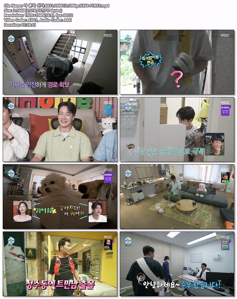 나 혼자 산다.E651.260612.1080p.H264-F1RST