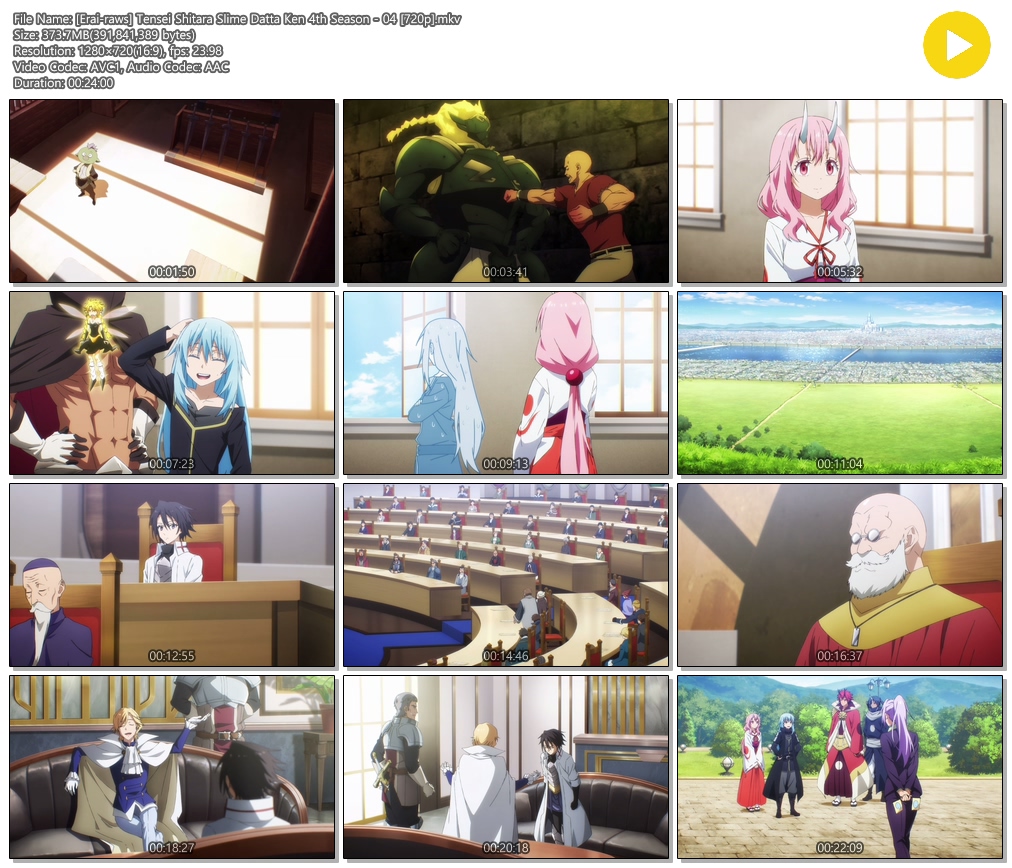 [Erai-raws] 전생했더니 슬라임이었던 건에 대하여 4기 - 04 (1280x720)