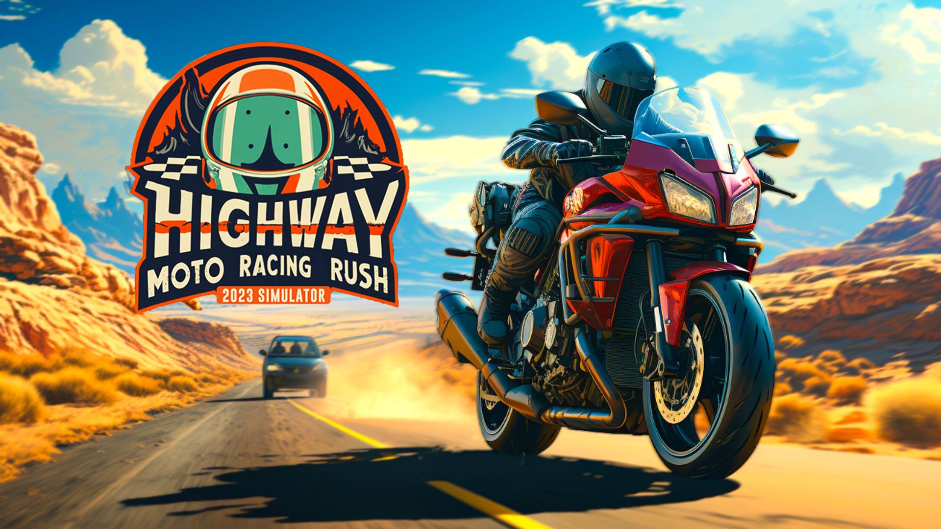[NSW] 하이웨이 모토 레이싱 러시 2023 시뮬레이터 (Highway Moto Racing Rush 2023 Simulator)