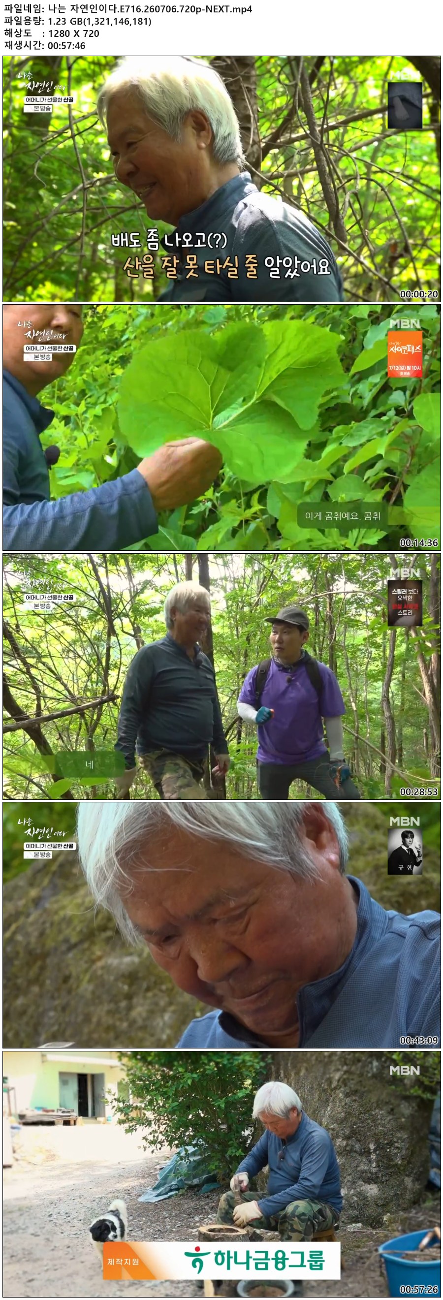 나는 자연인이다.E716.260706.720p-NEXT