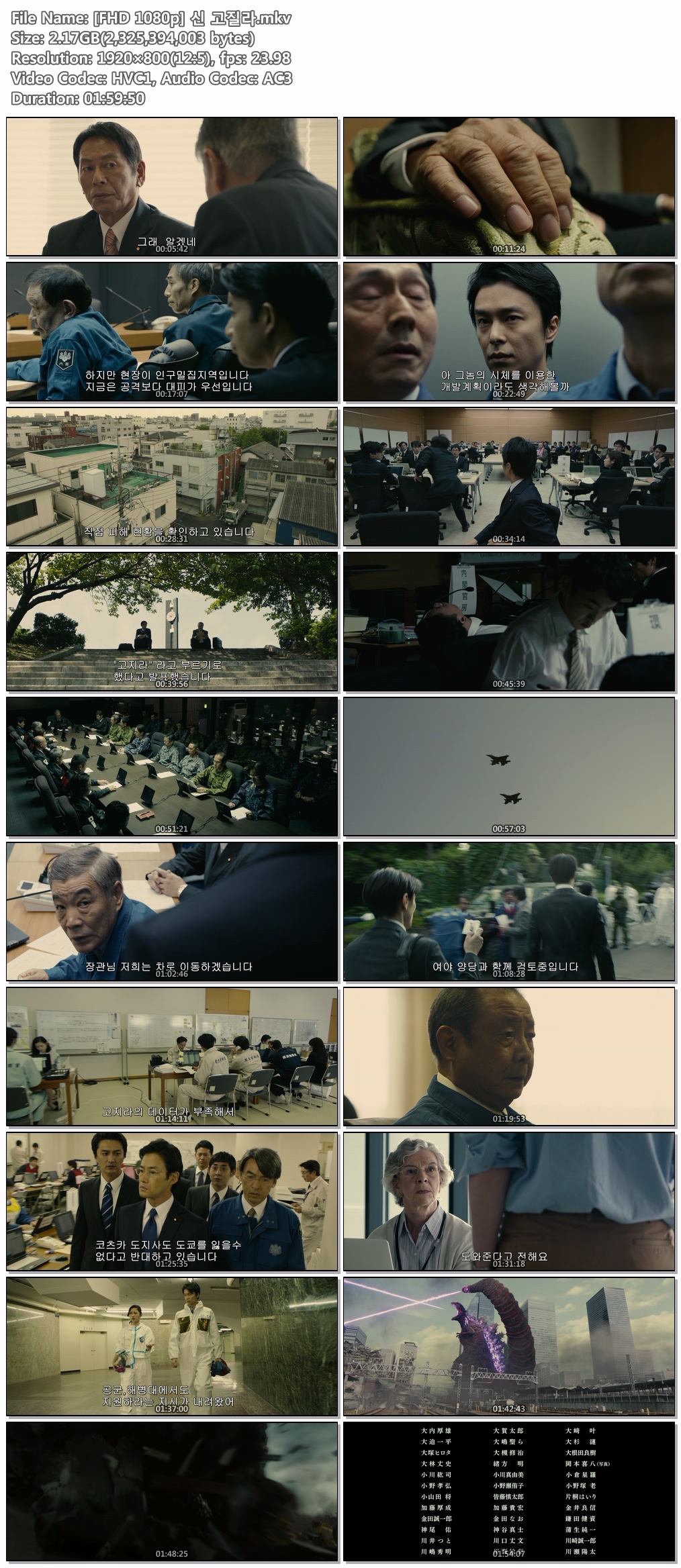 [FHD 1080p] 신 고질라