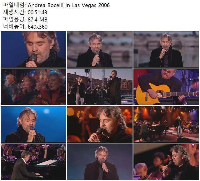 Andrea Bocelli In Las Vegas 2006