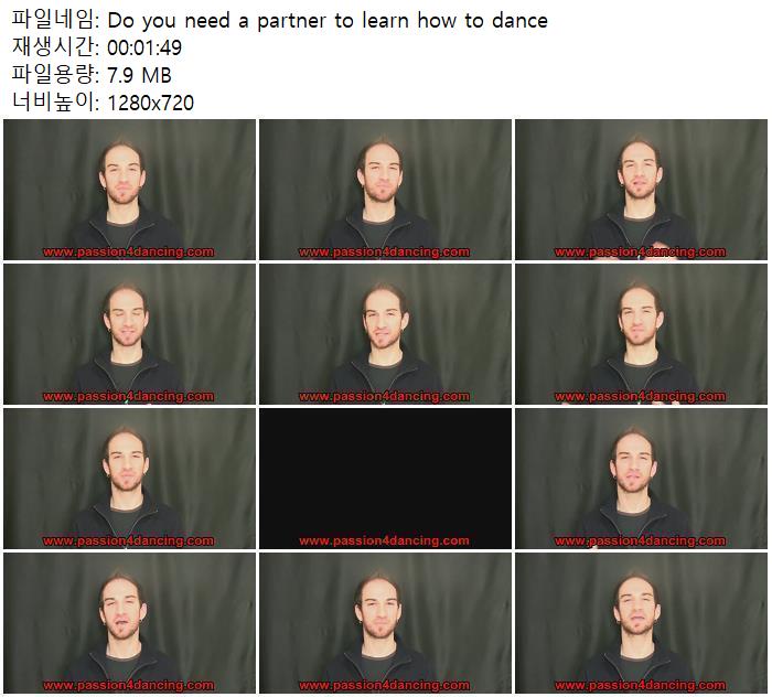 Do you need a partner to learn how to dance