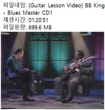 [Guitar Lesson Video] BB King - Blues Master CD1