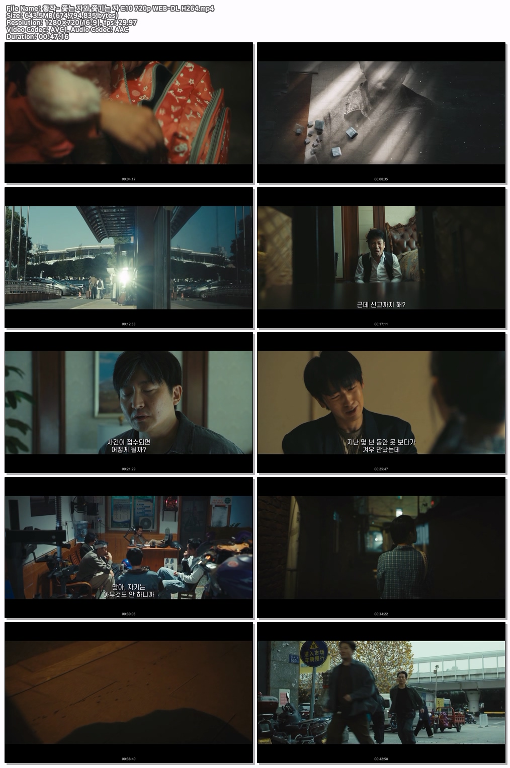 황작- 쫓는 자와 쫓기는 자 E10 720p WEB-DL H264