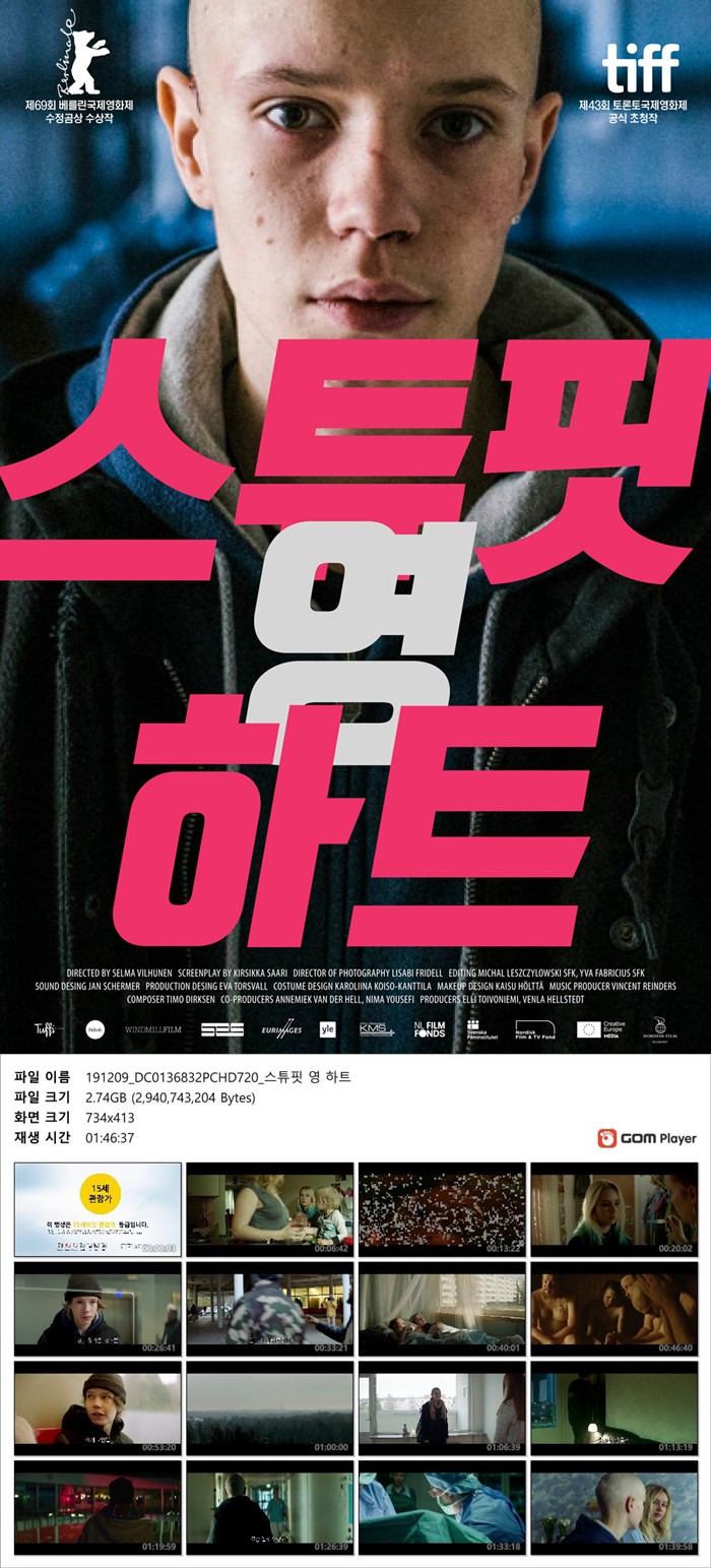 [스튜핏 영 하트]제43회 토론토국제영화제 공식초청작