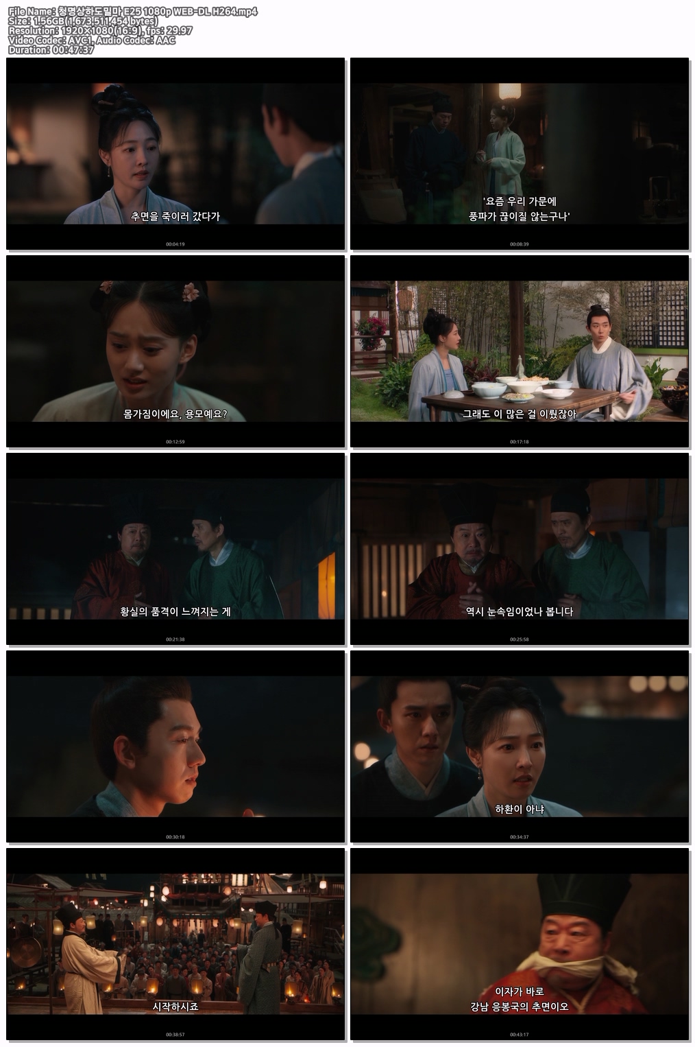 청명상하도밀마 E25 1080p WEB-DL H264