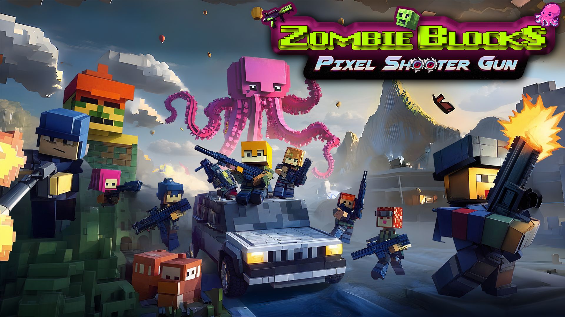 [NSW] 좀비 블록스: 픽셀 슈터 건 (Zombie Blocks: Pixel Shooter Gun)
