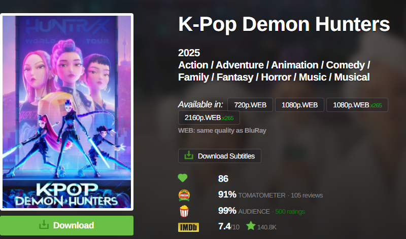 K-POP 아이돌과 악마의 화려한 대결_데몬 헌..