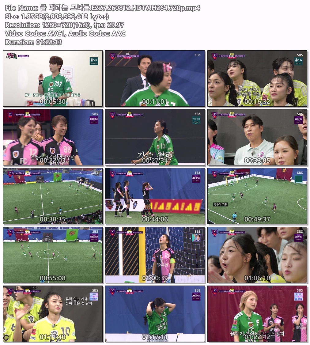 골 때리는 그녀들.E227.260812.HDTV.H264.720p