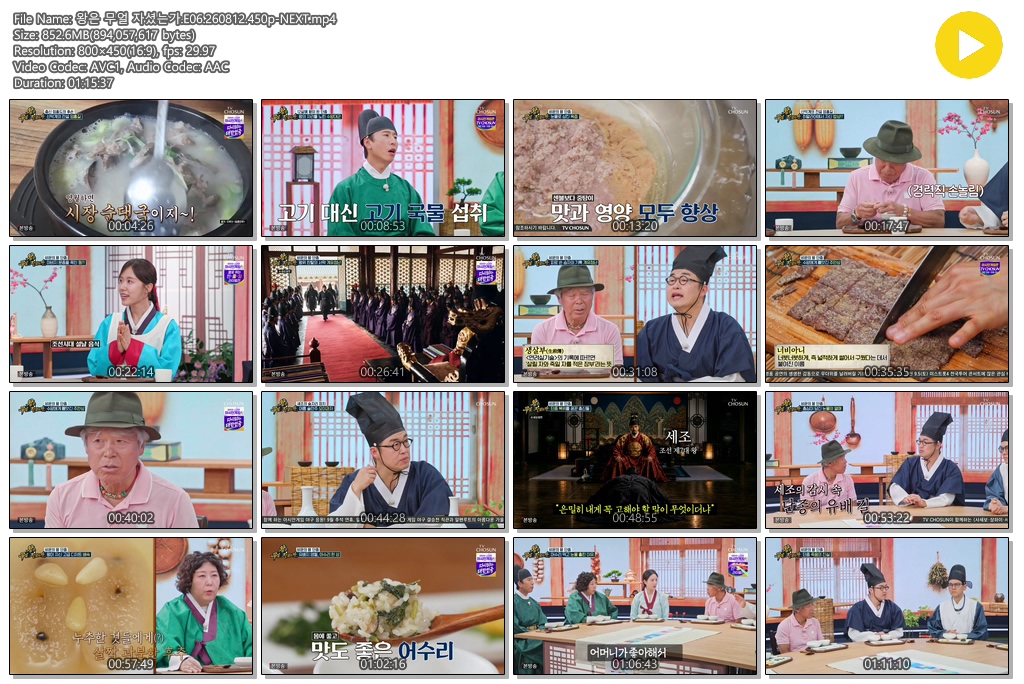왕은 무얼 자셨는가.E06.260812.450p-NEXT