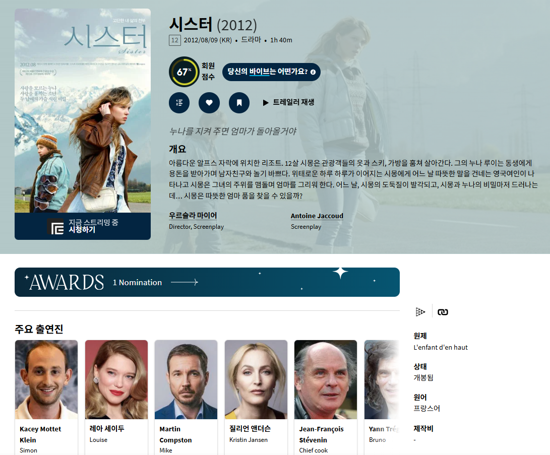 레아 세이두 질리언 앤더슨 [시스터] 우르슬라 ..