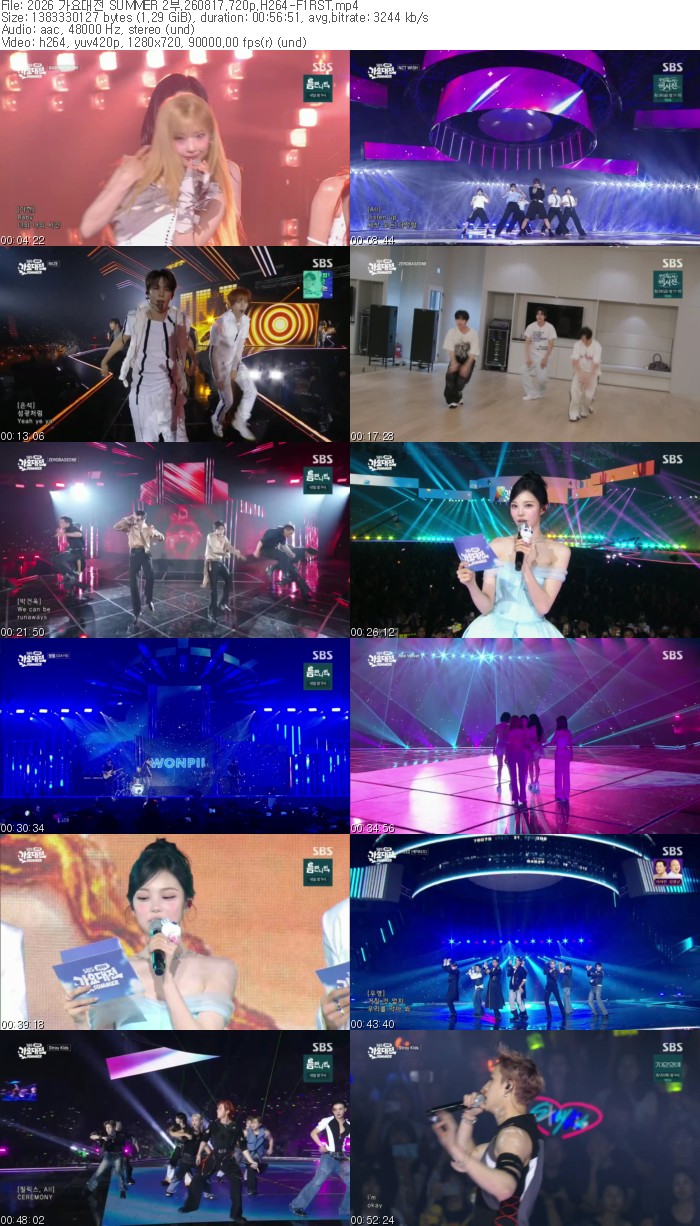 2026 가요대전 SUMMER 2부.260817.720p.H264-F1RST