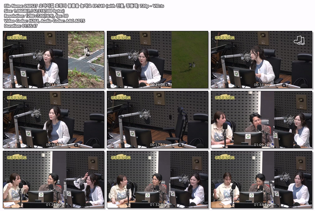 260527 오마이걸 효정의 볼륨을 높여요 EP.549 (with 진돌, 장들레) 720p