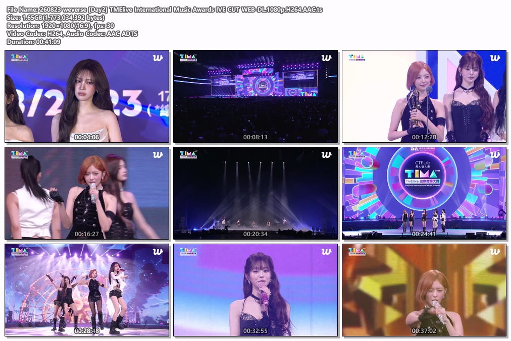 260823 [Day2] TMElive International Music Awards IVE CUT WEB-DL.1080p.H264.AAC