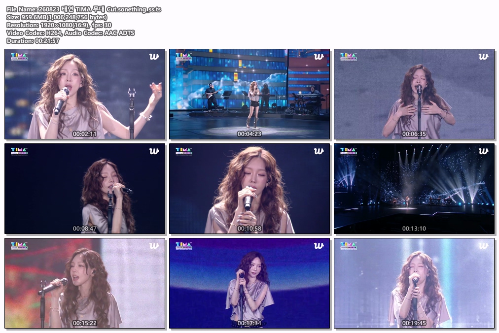 260823 TAEYEON TIMA 무대 Cut