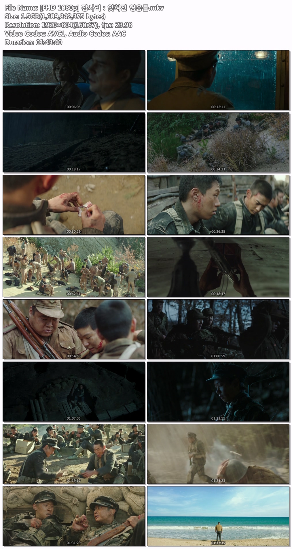 [FHD 1080p] 장사리：잊혀진 영웅들