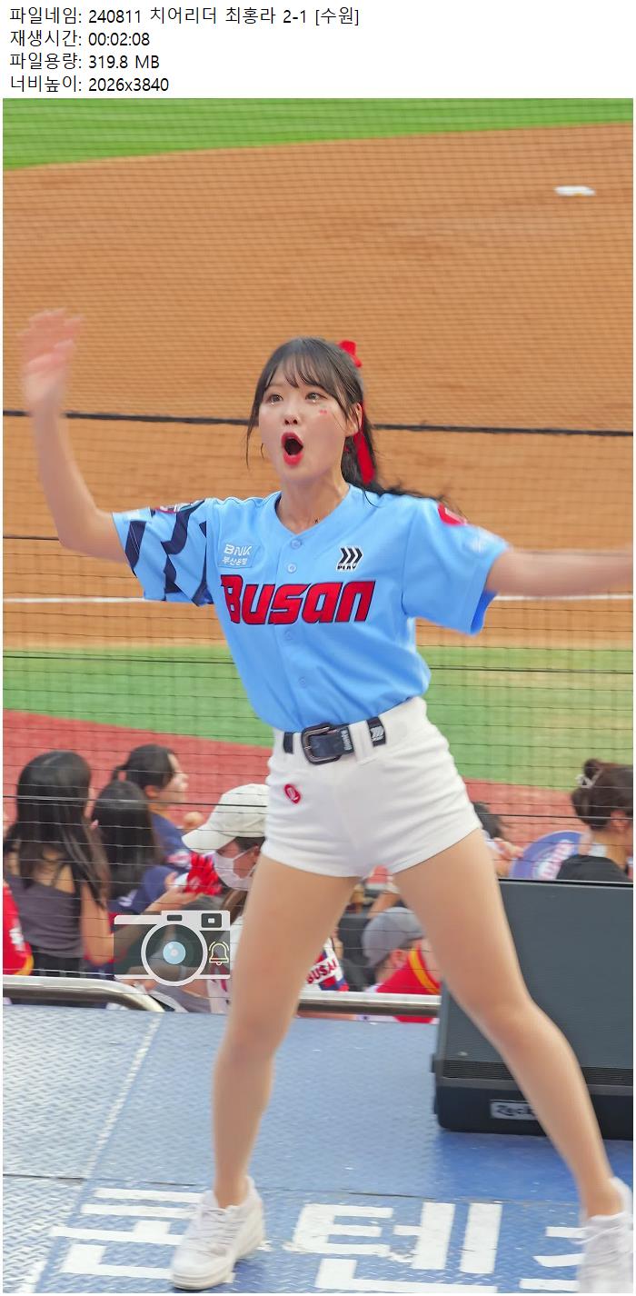 240811 치어리더 최홍라 2-1 [수원]