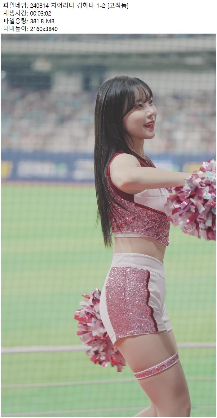 240814 치어리더 김하나 1-2 [고척돔]
