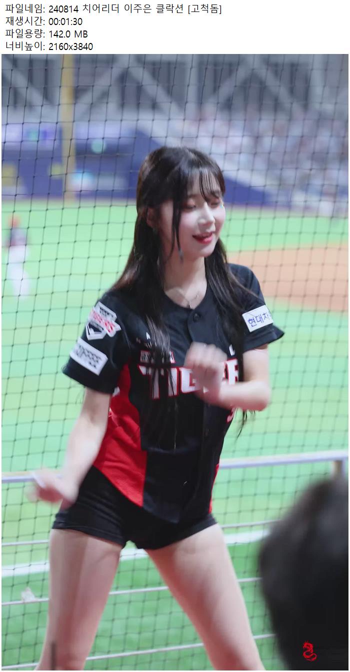 240814 치어리더 이주은 클락션 [고척돔]