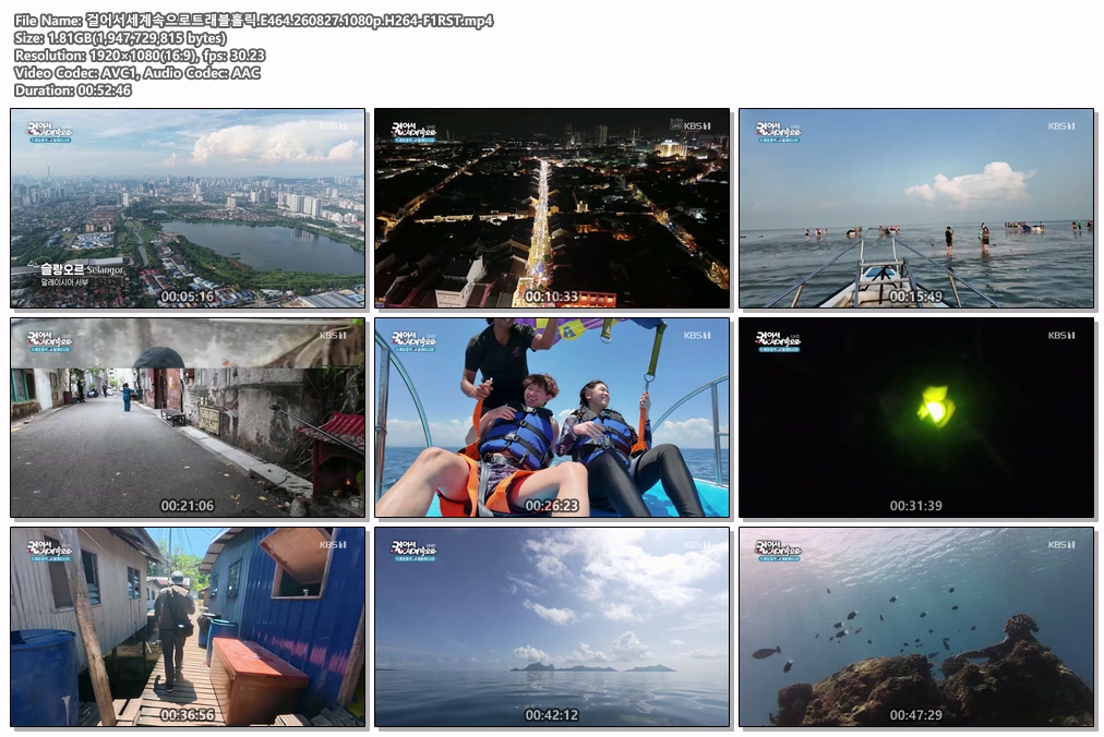 걸어서세계속으로트래블홀릭.E464.260827.1080p.H264-F1RST
