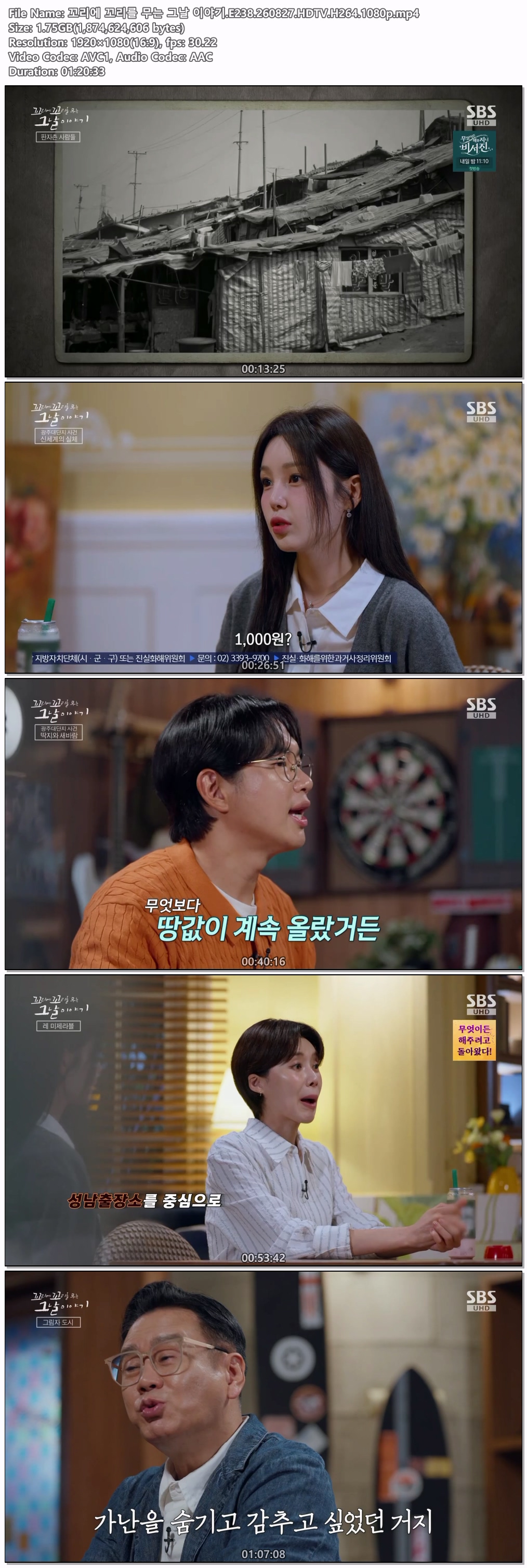 꼬리에 꼬리를 무는 그날 이야기.E238.260827.HDTV.H264.1080p