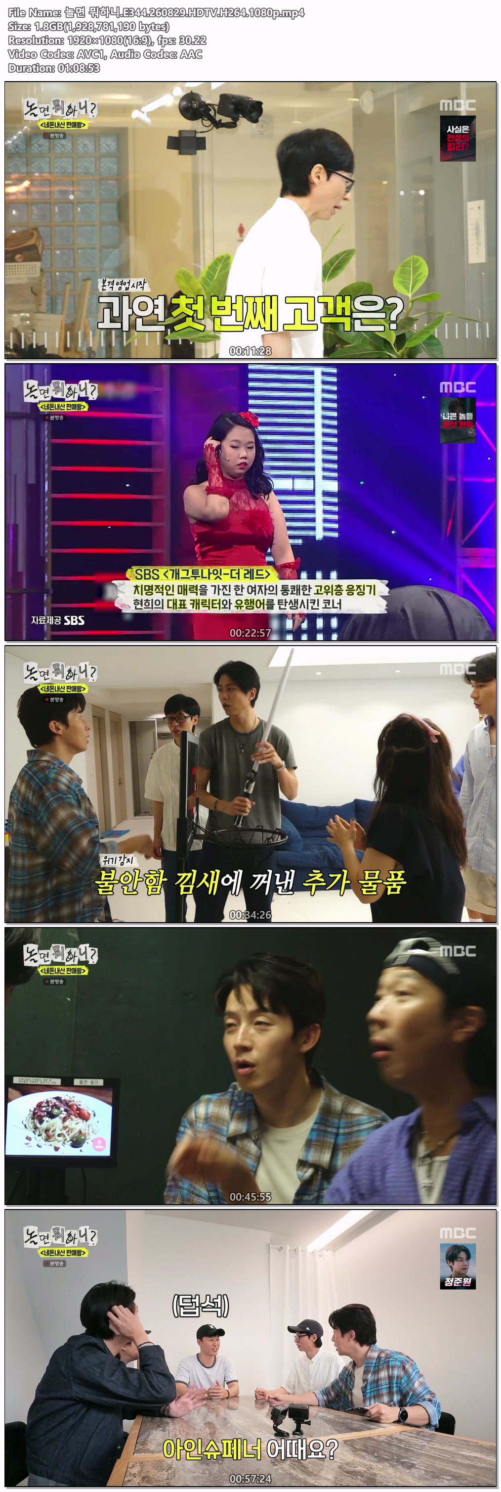 놀면 뭐하니.E344.260829.HDTV.H264.1080p