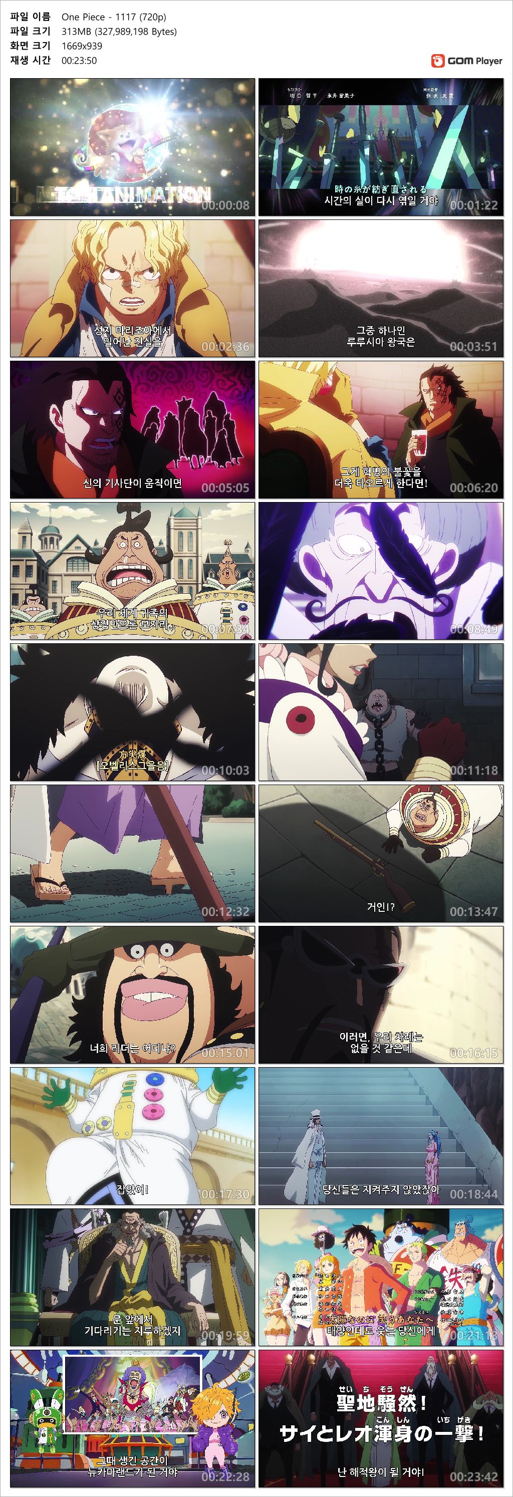 [ANIPLUS] One Piece - 1117 (1280x720)