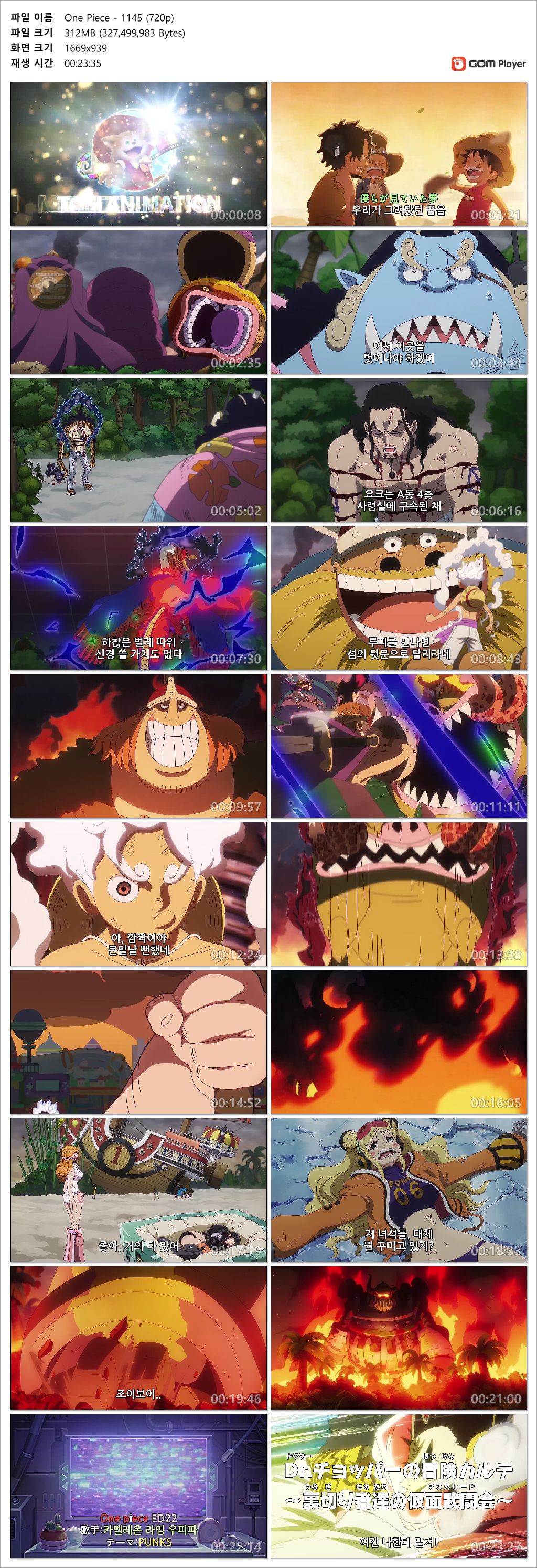 [ANIPLUS] One Piece - 1145 (1280x720)